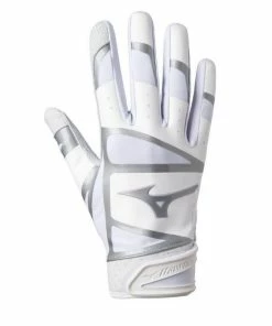Null Mizuno F-257 Womens Batting Glove – Silver