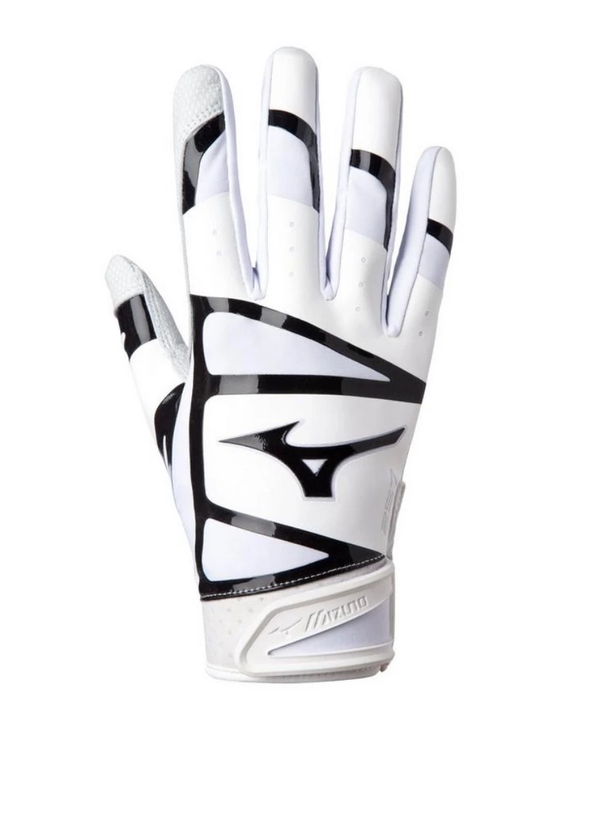 Null Mizuno F-257 Womens Batting Glove – Black 4 Null Mizuno F-257 Womens Batting Glove – Black - Image 2