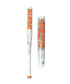 New Worth 454 Legit FPL410 Fastpitch Softball Bat White/Orange USSSA 1.20 BPF Stamp -Softball Bats Sales Store fpl410 3 edited 1080x1080