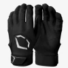 Null EvoShield STANDOUT ADULT BATTING GLOVES : Black