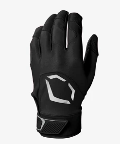 Null EvoShield STANDOUT YOUTH BATTING GLOVES : Black -Softball Bats Sales Store soute blk3 1
