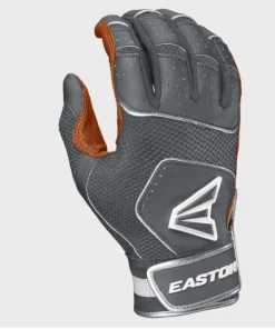 Null Easton ADULT WALK-OFF NX BATTING GLOVES Charcoal/Camel